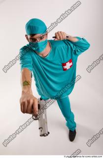 FALCO DOCTOR WITH GUN AND KNIFE